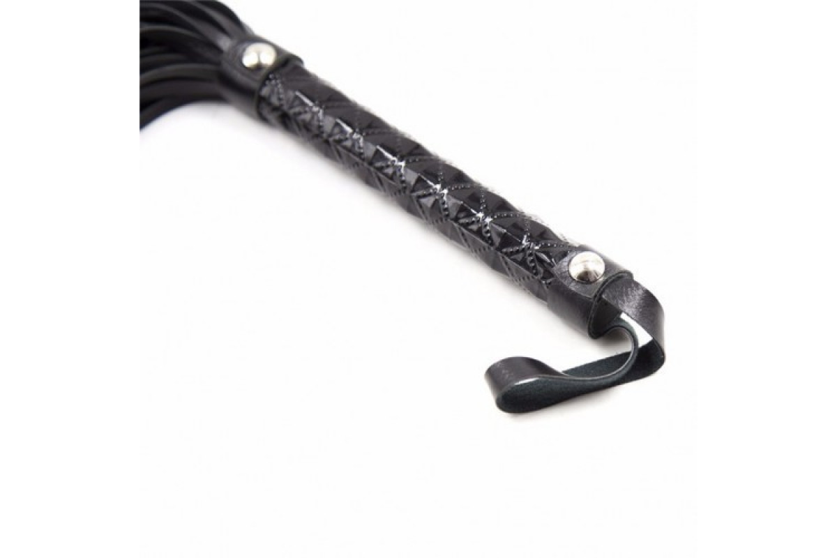 Флоггер металл DS Fetish Flogger black metal