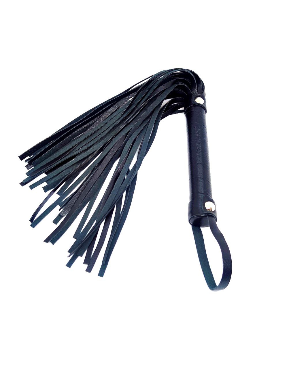 Флоггер екокожа L DS Fetish Flogger чорний 38см