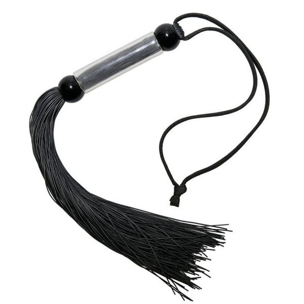 Батіг чорний, прозора ручка FLOGGER, 28 см