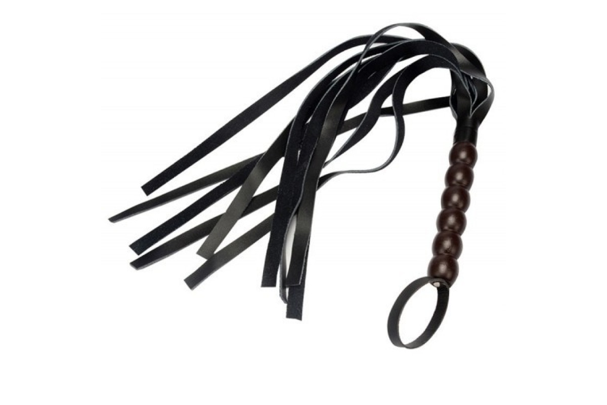 Флоггер L DS Fetish Flogger L black ball