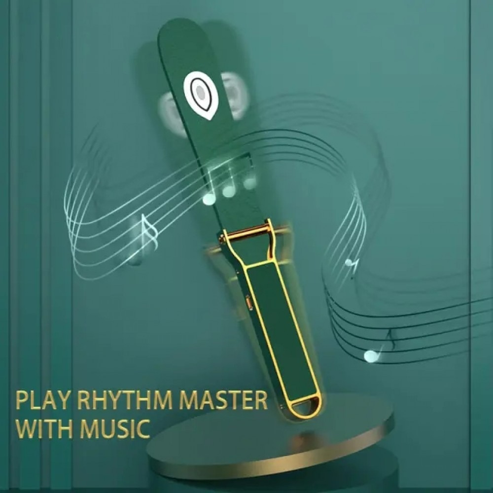 Паддл з електростимуляцією та додатком Qiui Smart Beat Pat, шкіряний, зелений Lockink