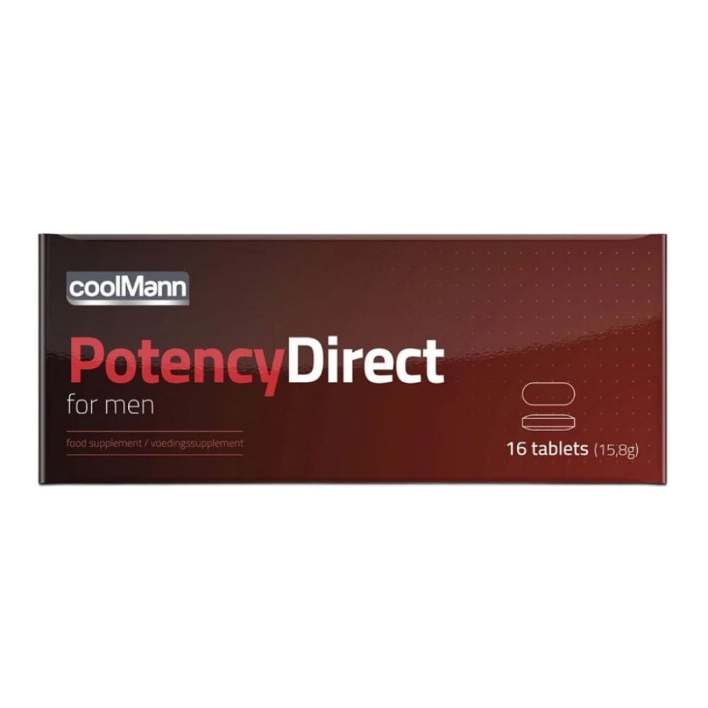 Пігулки для підвищення потенції Cobeco CoolMann Potency Direct (ціна за упаковку, 16 шт.)