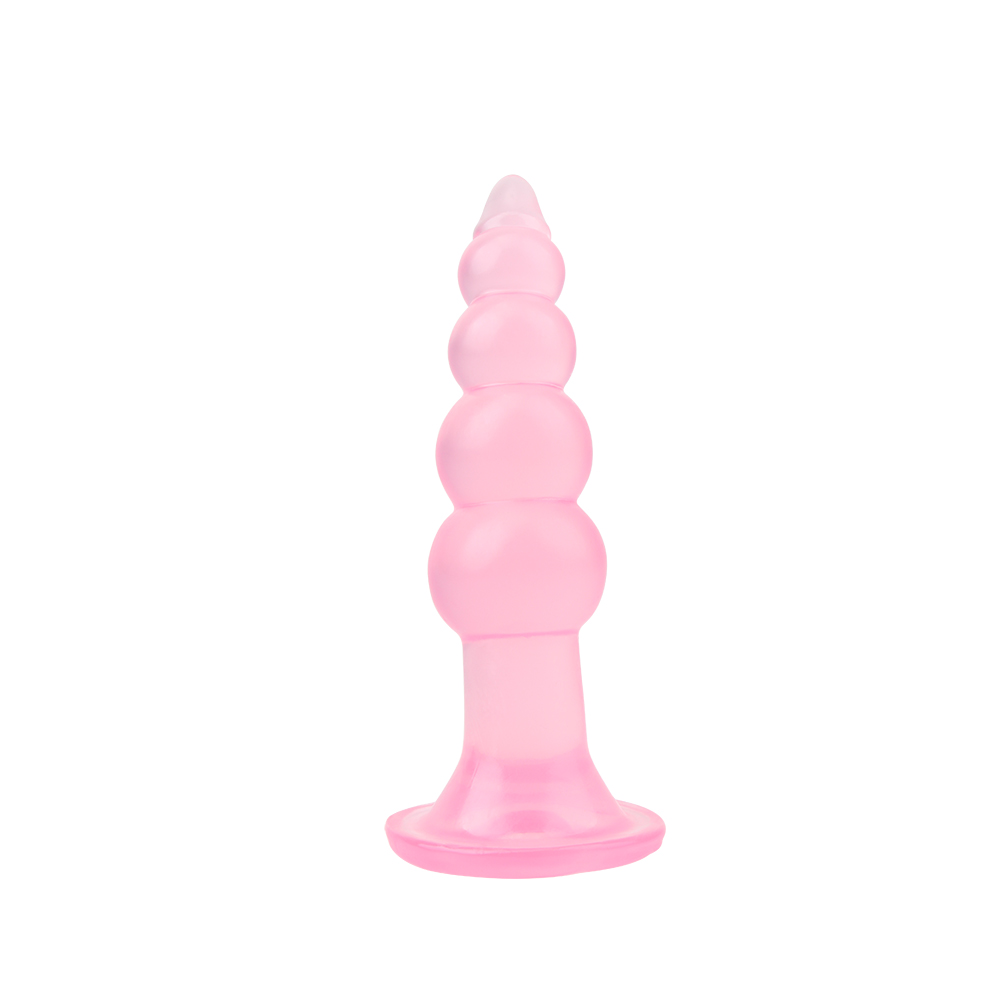 Рифлена анальна пробка Chisa Hi-Rubber Bumpy Butt Plug