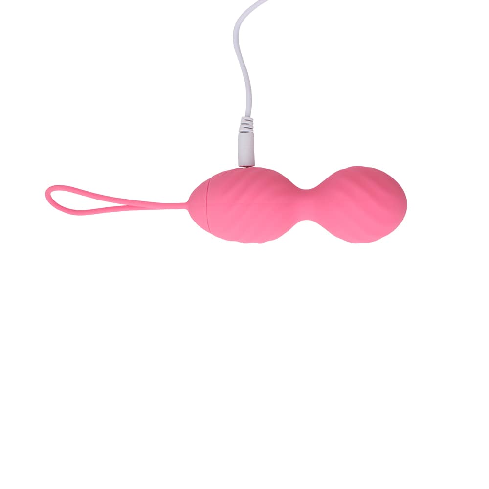 Виброяйцо с пультом управления Chisa M-mello Ridged Vibrating Bullet, розовый