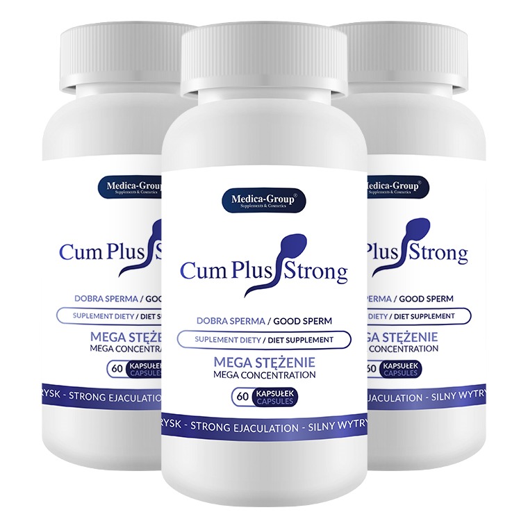 Таблетки Medica Group Cum Plus Strong для збільшення кількості та якості сперми, 60 капсул