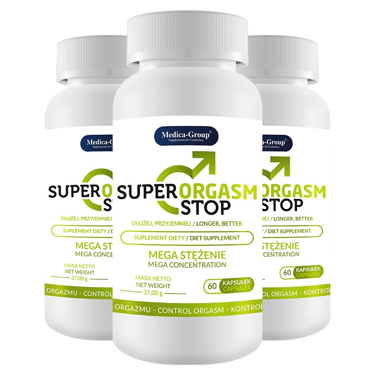 Капсули для затримання еякуляції Medica Group Super Orgasm Stop, 60 капсул