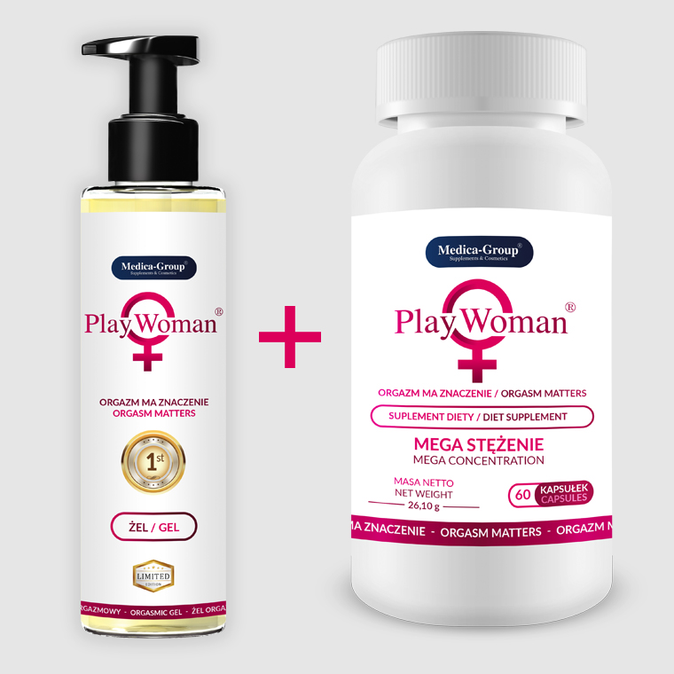 Капсули для підвищення лібідо у жінок Medica Group Supl.diety-PlayWoman (ціна за упаковку, 60 капсул)