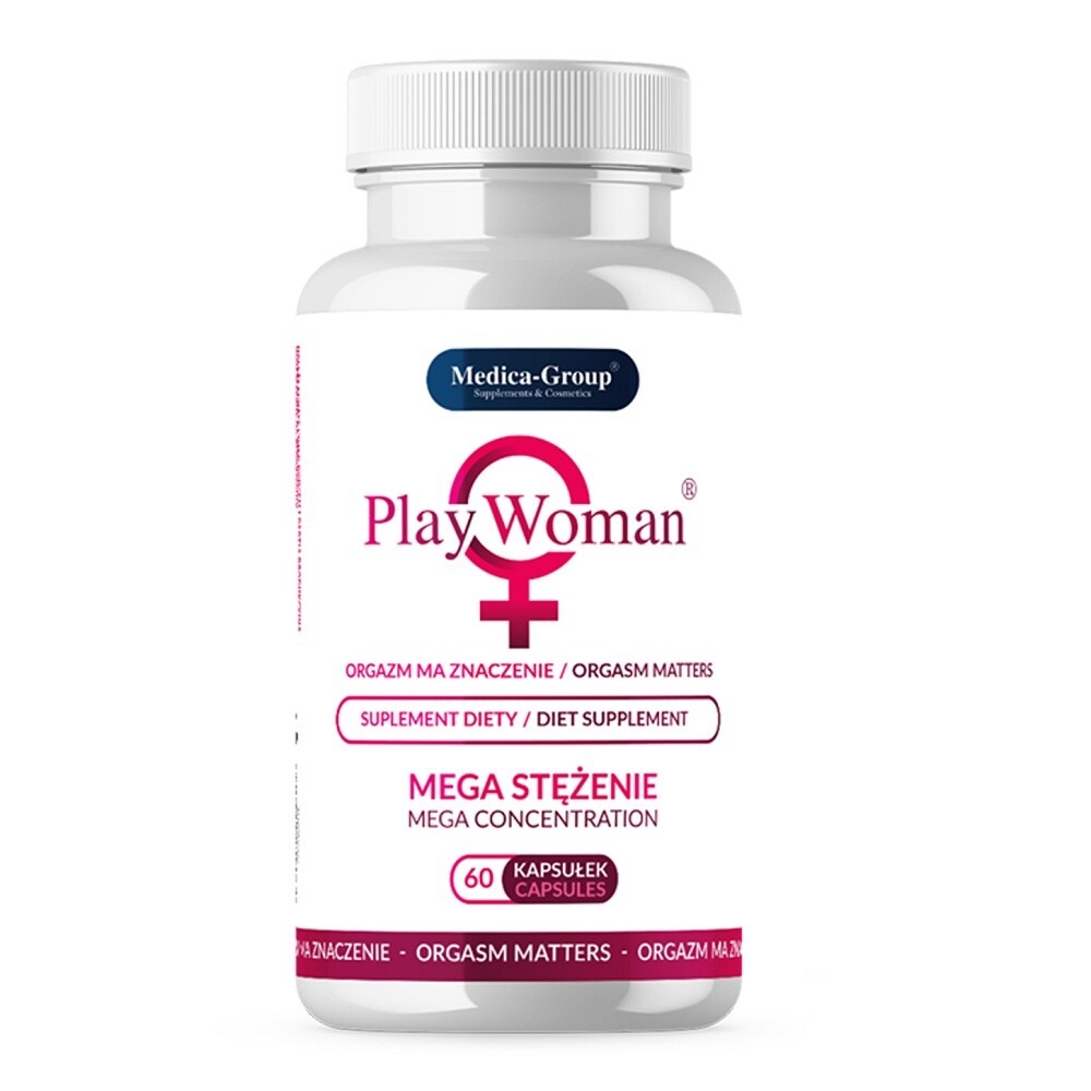 Капсули для підвищення лібідо у жінок Medica Group Supl.diety-PlayWoman (ціна за упаковку, 60 капсул)