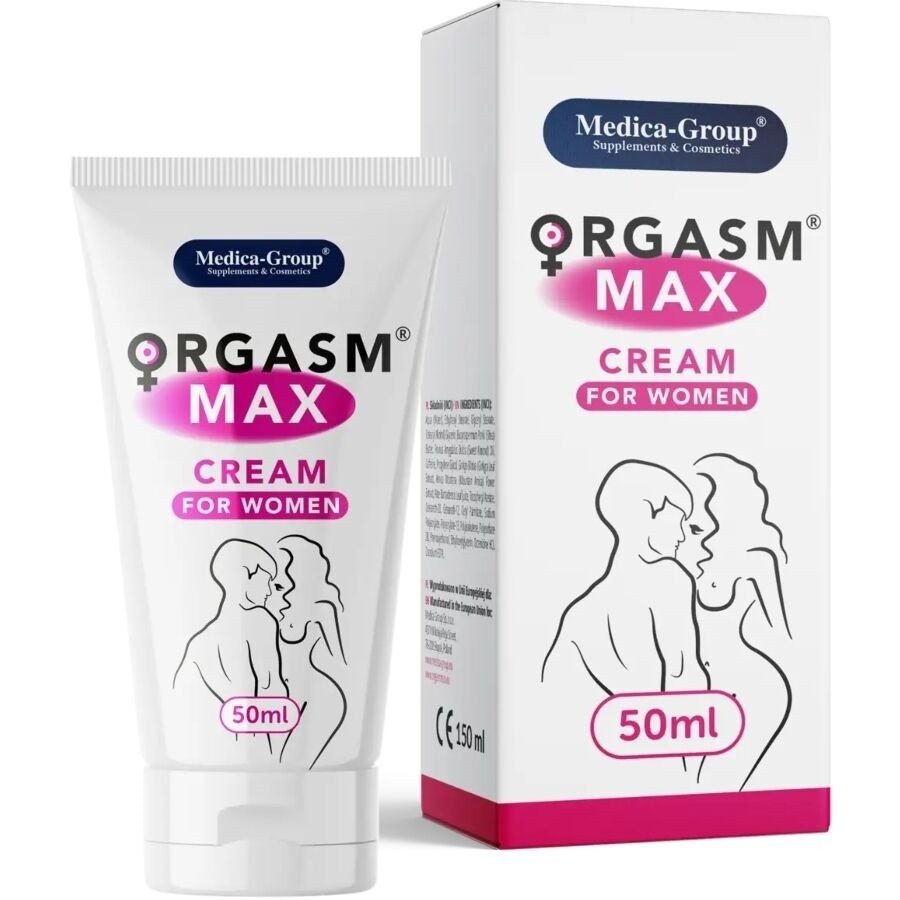 Крем для жінок Medica-Group Orgasm Max Cream for Women посилює та дарує вибухові оргазми, 50 мл
