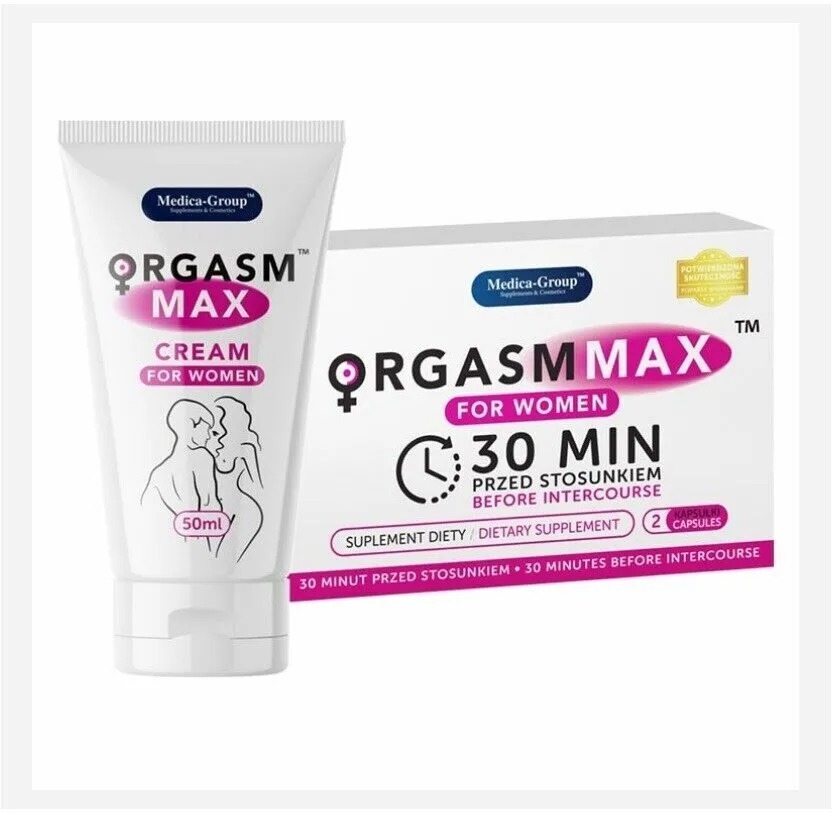 Крем для жінок Medica-Group Orgasm Max Cream for Women посилює та дарує вибухові оргазми, 50 мл