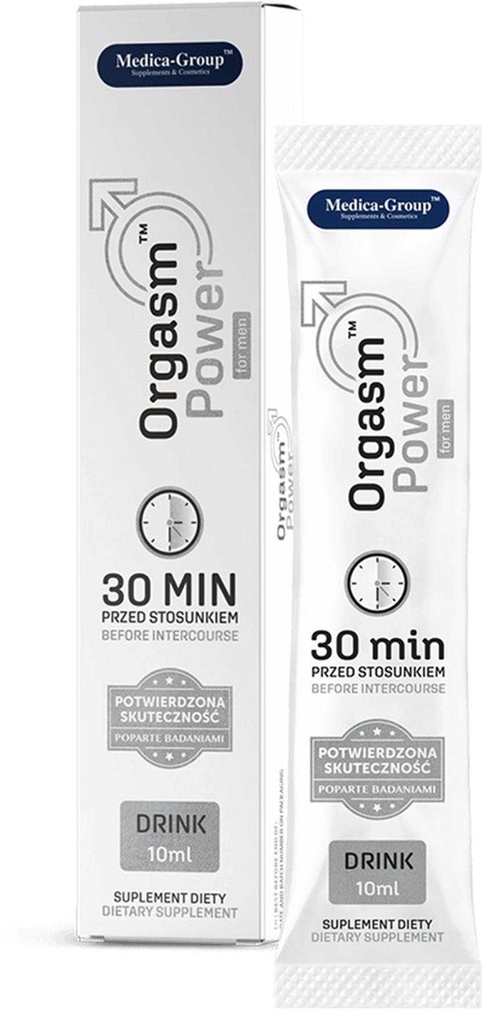 Чоловічий напій для потенції Medica-Group Orgasm Power for Men Drink, 10 мл