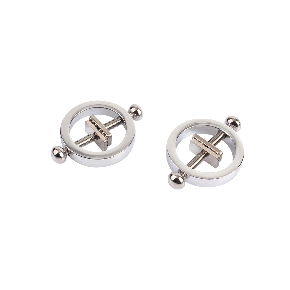 Затискачі для сосків Chisa Sins Inquisition Teeth Bite Nipple Clamps, сріблясті