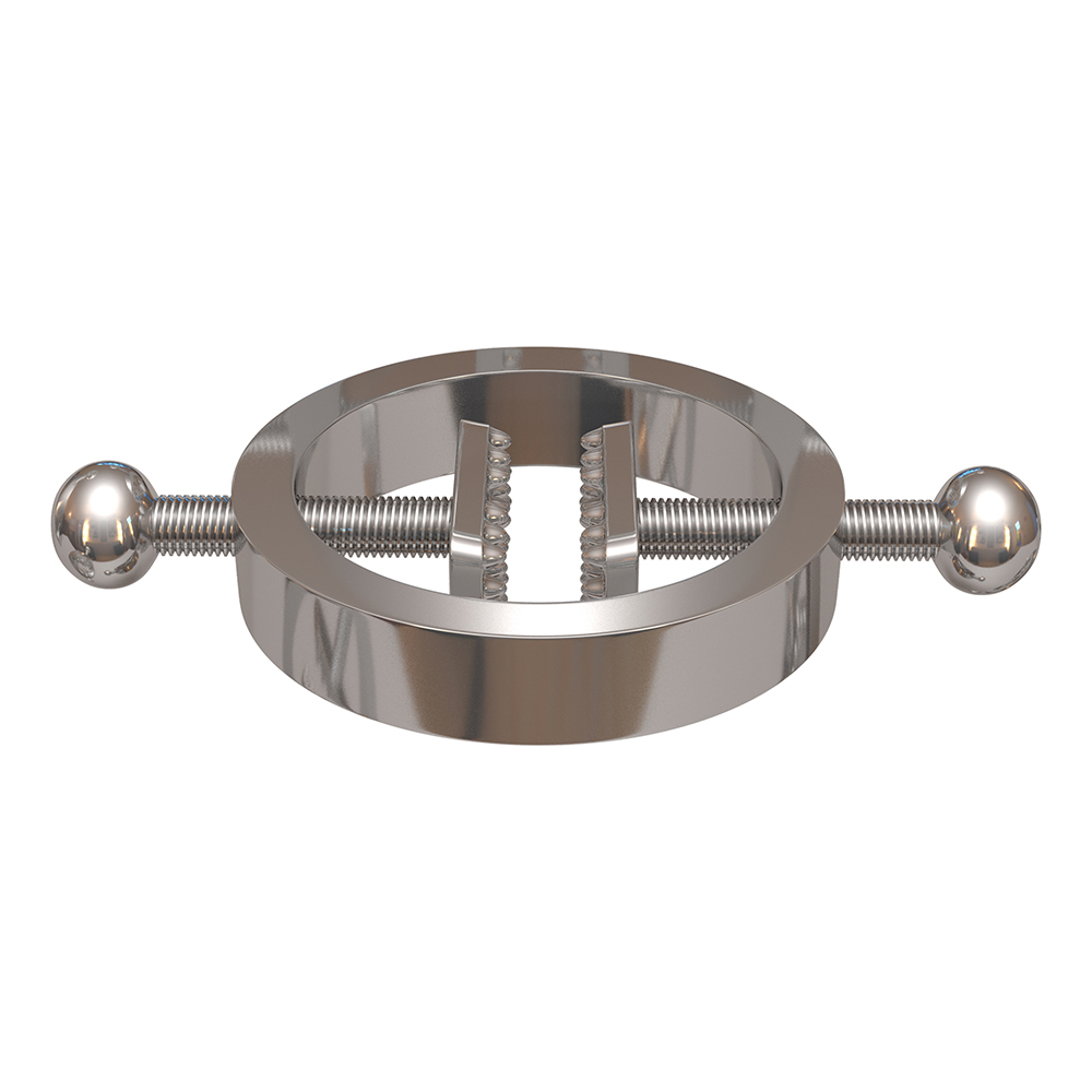 Затискачі для сосків Chisa Sins Inquisition Teeth Bite Nipple Clamps, сріблясті