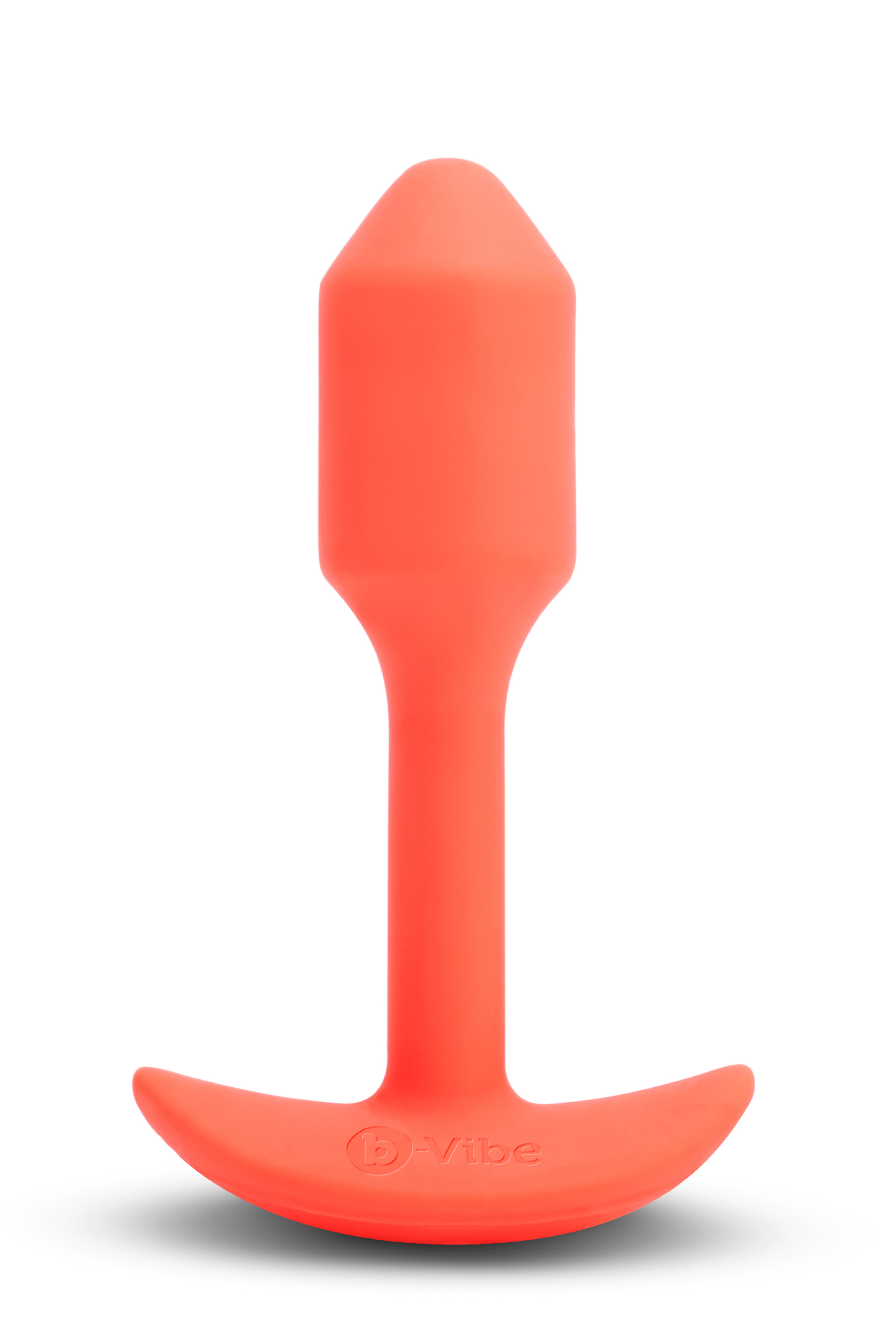 Анальна пробка з вібрацією розміру S B-Vibe Vibrating Snug Plug 1, помаранчева
