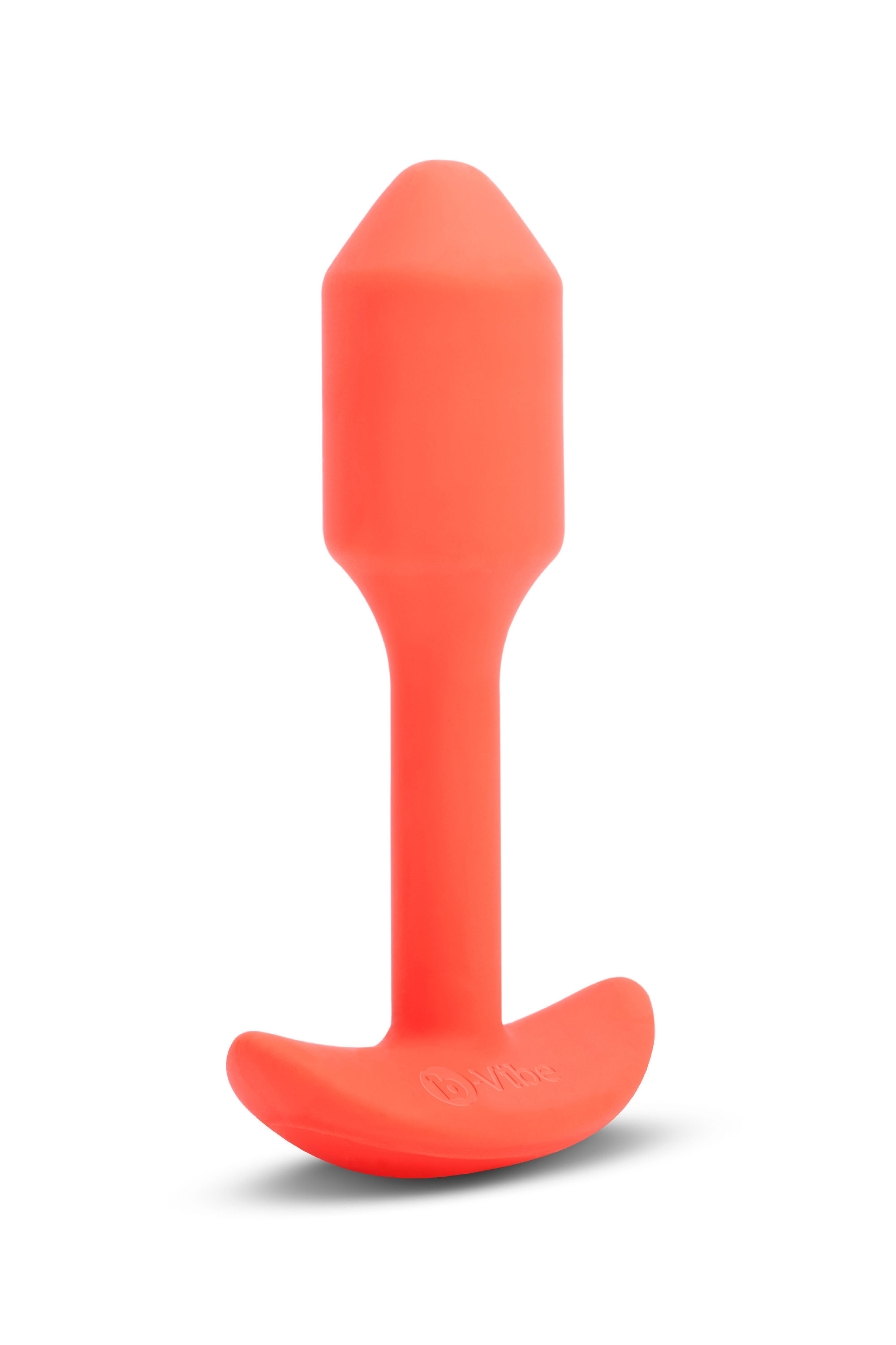 Анальна пробка з вібрацією розміру S B-Vibe Vibrating Snug Plug 1, помаранчева