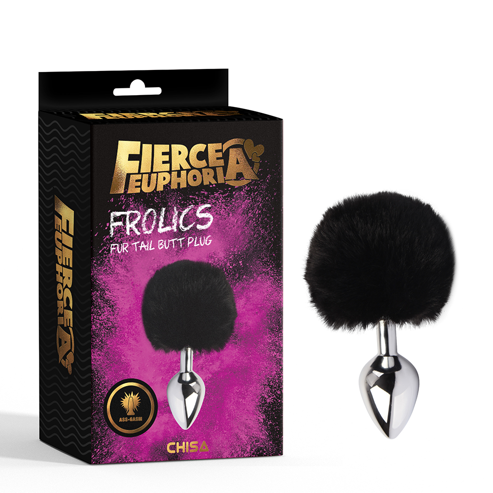 Анальна пробка металева Chisa Fierce Euphoria з хвостом