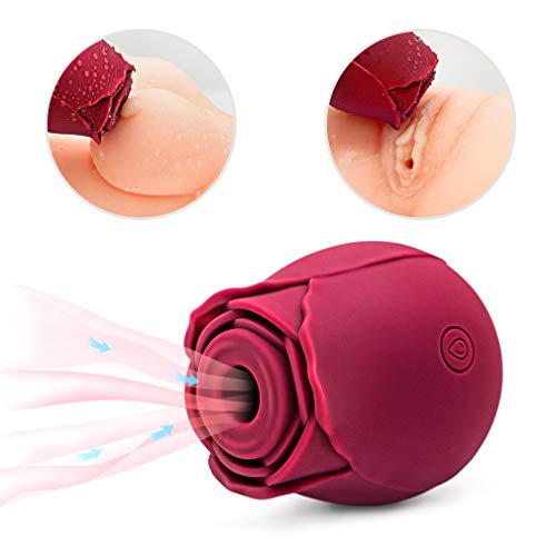 Вакуумный клиторальный стимулятор Chisa Rose Petal (Rose Red)
