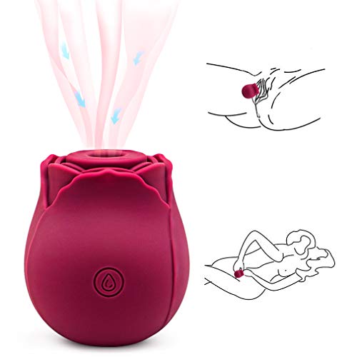 Вакуумный клиторальный стимулятор Chisa Rose Petal (Rose Red)