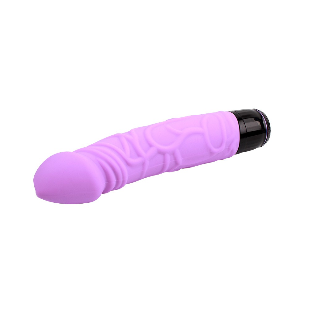 Вібратор силиконовий Chisa M-Mello Thick Realistic, фіолетовий