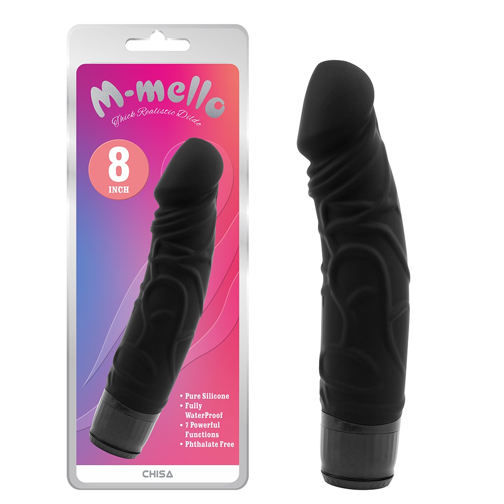 Вібратор реалістичний Chisa M-Mello, чорний