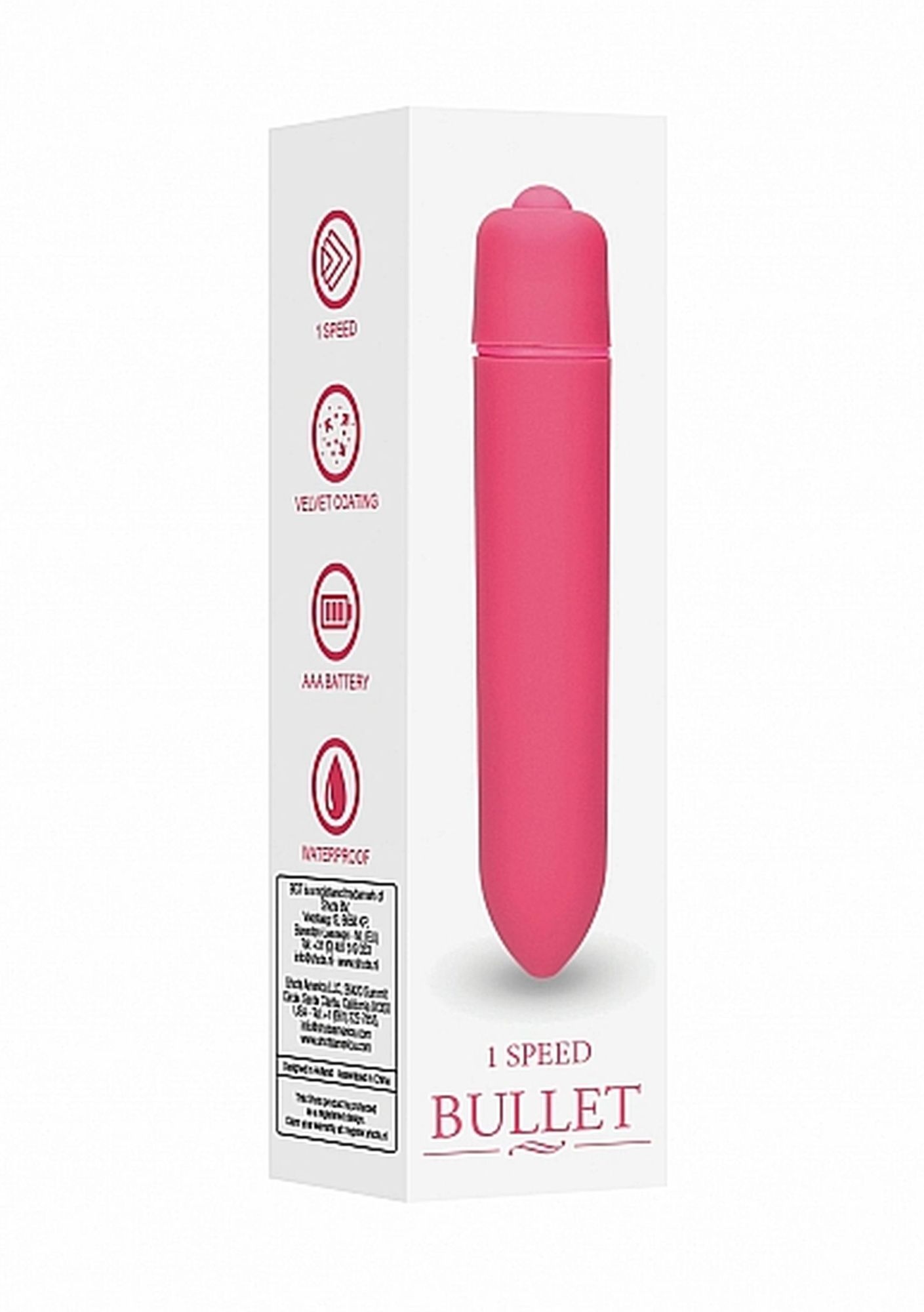 Вибропуля 1 Speed Bullet - Pink
