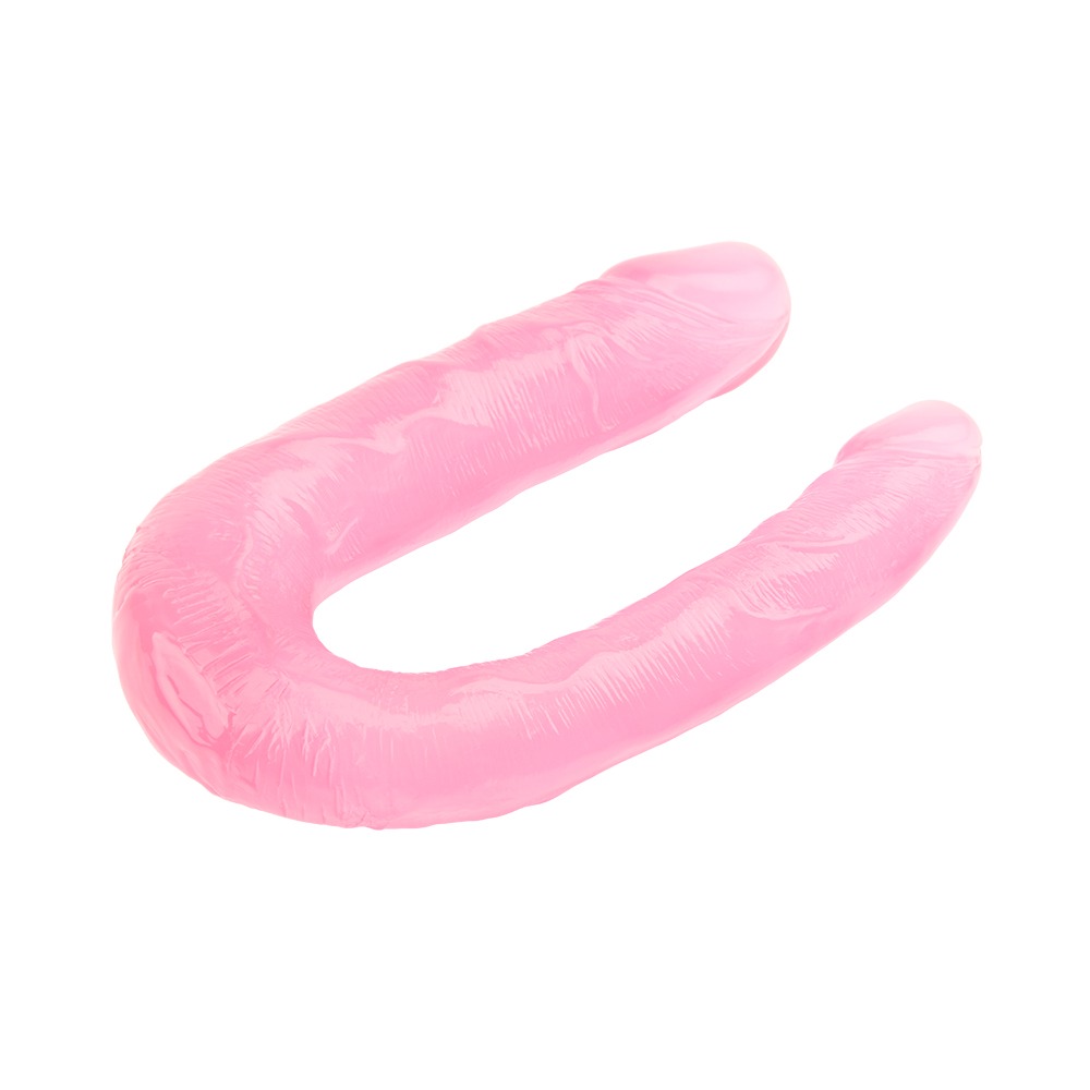 Фалоімітатор подвійний Chisa Hi-Rubber 13 Inch Dildo, рожевий