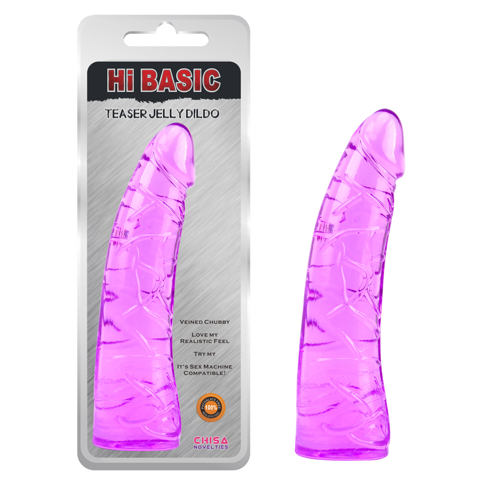 Фаллоімітатор гелевий Chisa Hi-Basic Teaser Jelly Dildo, фіолетовий