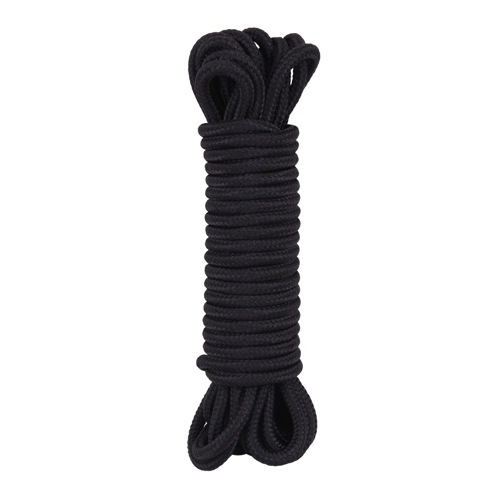 Мотузка для бондажу та шибарі Chisa Hi-Basic Mini Silk Rope Cotton чорна, 10 м