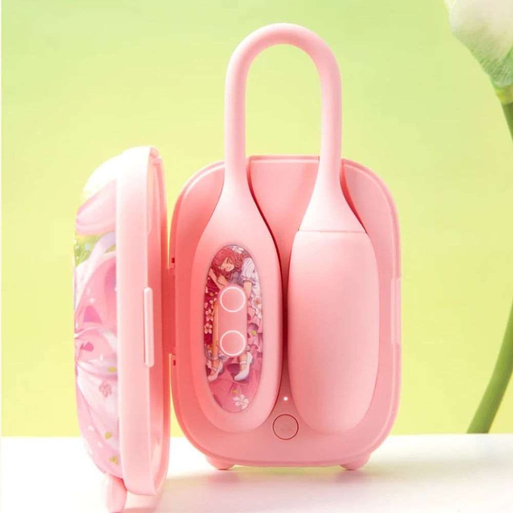 Віброяйце та вакуумний стимулятор для клітора 2в1 BeYourLover Magic Suitcase у зарядному кейсі