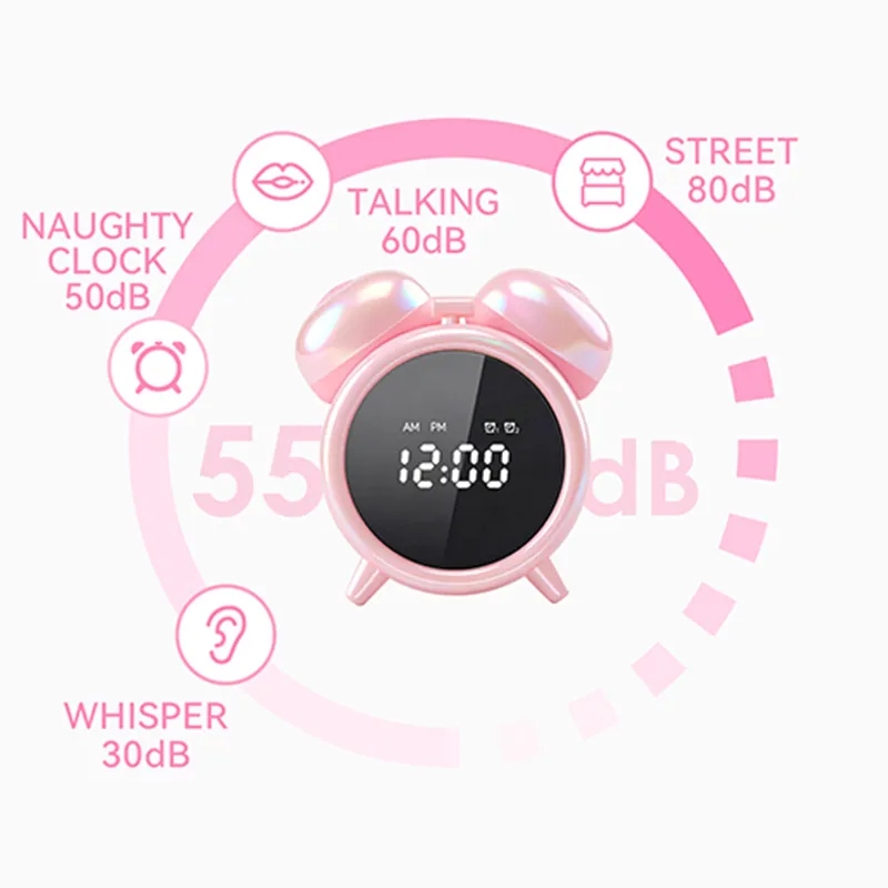 Вибратор-будильник BeYourLover Adult Clock с вакуумом и приложением, розовый