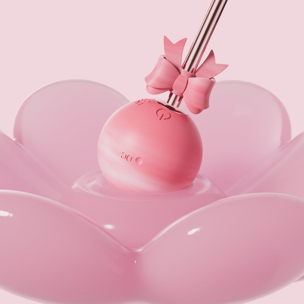 Вібратор у формі льодяника, рожевий, 12.3 х 3.7 см BeYourLover SWEET BOBO