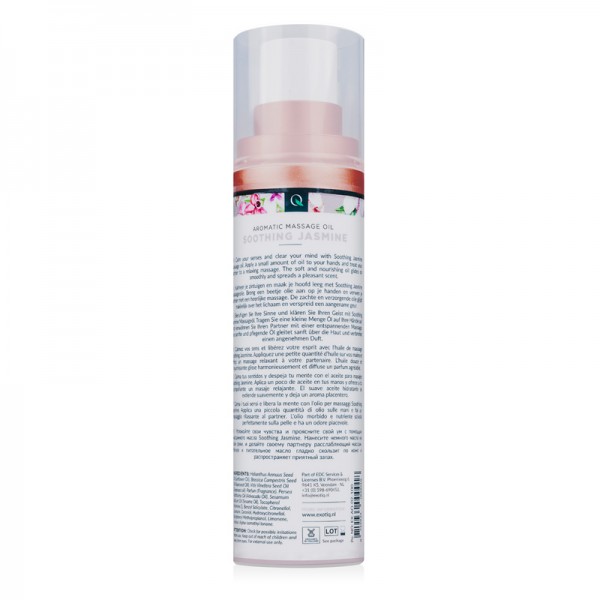 Масажна олія з ароматом Жасміну, 100 мл Exotiq Massage Oil Soothing Jasmine