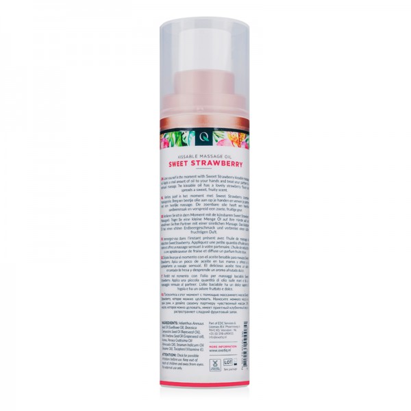 Массажное масло Exotiq Massage Oil Sweet Strawberry 100 мл