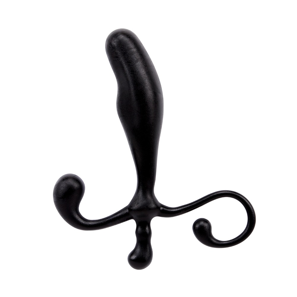Масажер простати Chisa GK Power Party Hat Cock Ring із фігурною ручкою, чорний