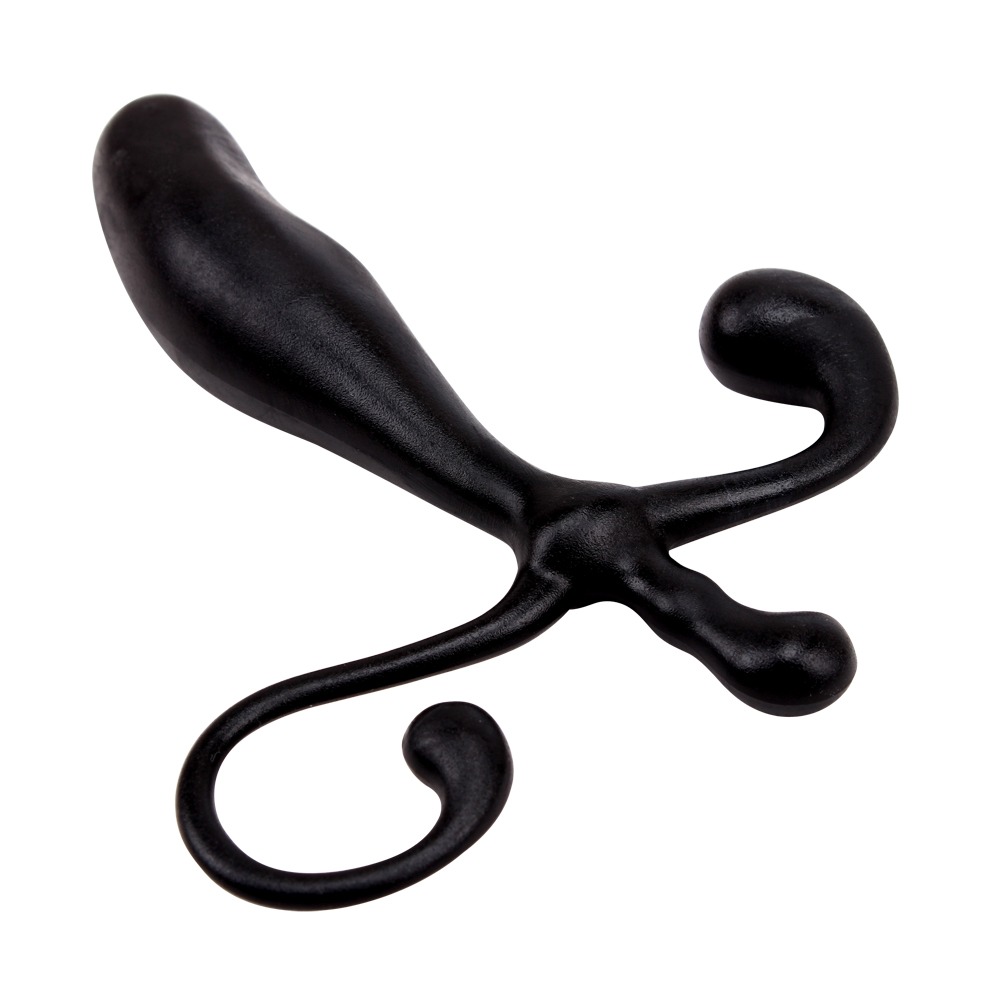 Масажер простати Chisa GK Power Party Hat Cock Ring із фігурною ручкою, чорний
