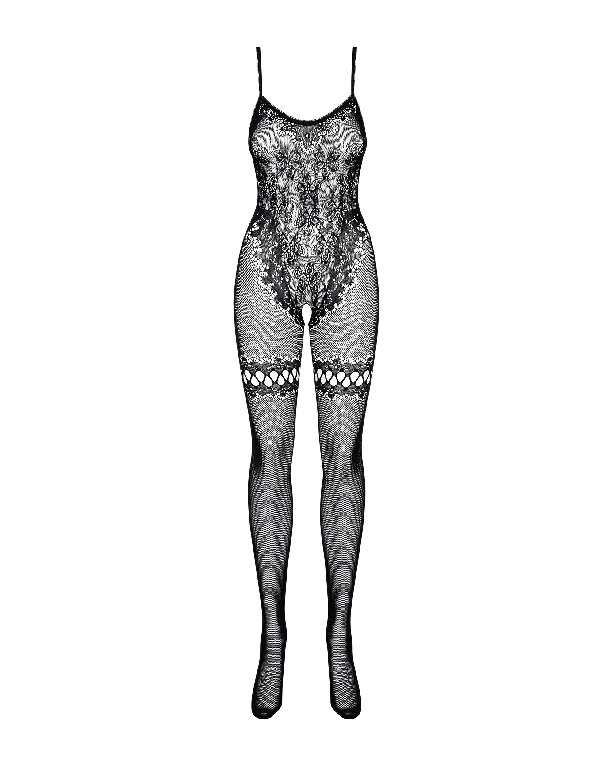 Комбінезон Obsessive Bodystocking F213, чорний, S/M/L