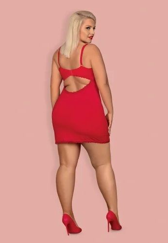 Пеньюар Obsessive XXL JOLIEROSE chemise