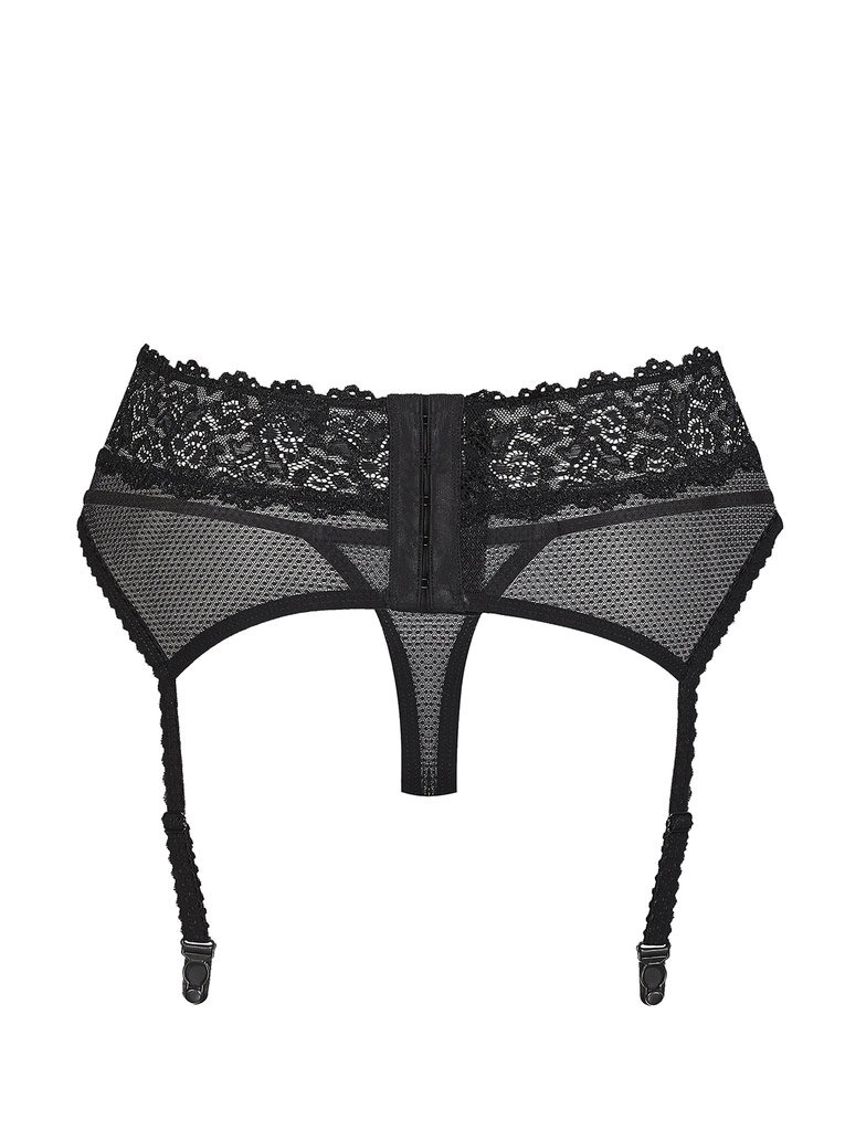 Пояс со стрингами Obsessive 852-GAR-1 черный, S/M