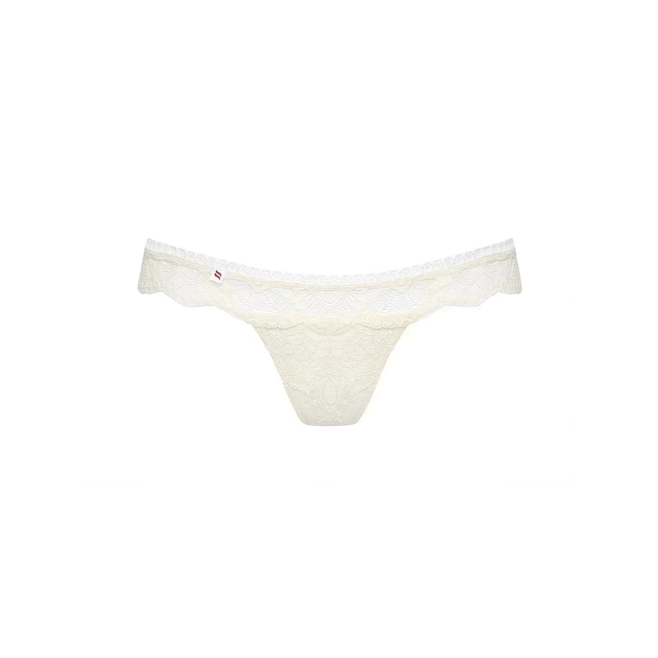 Кружевные трусики Obsessive 874-PAN-2 молочные, L/XL