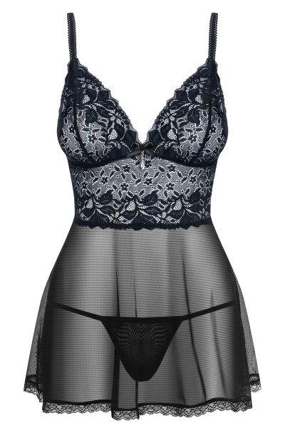 Бебидолл Obsessive 866-BAB-1 babydoll & thong L/XL