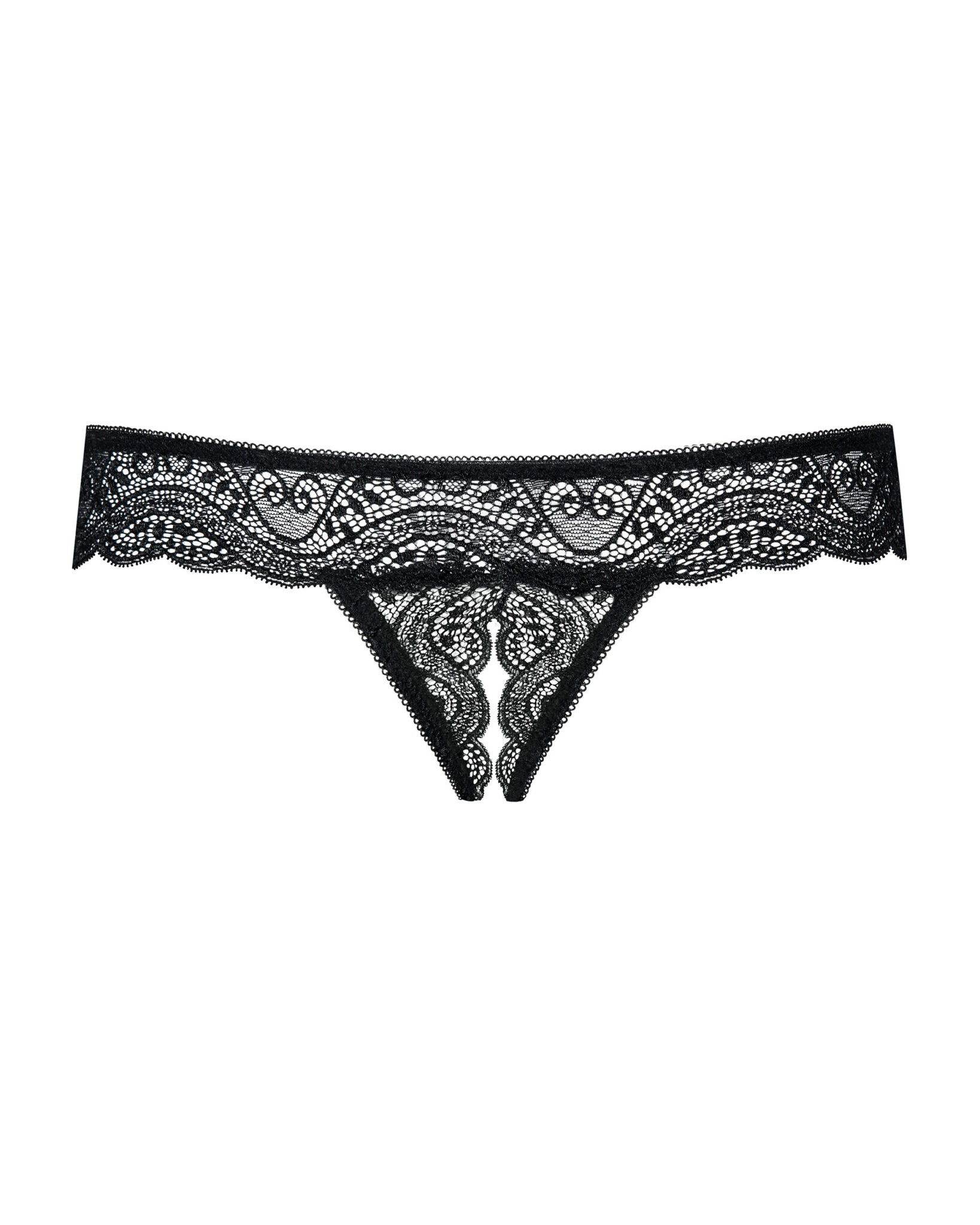 Трусики з інтимним вирізом Obsessive MIAMOR S/M