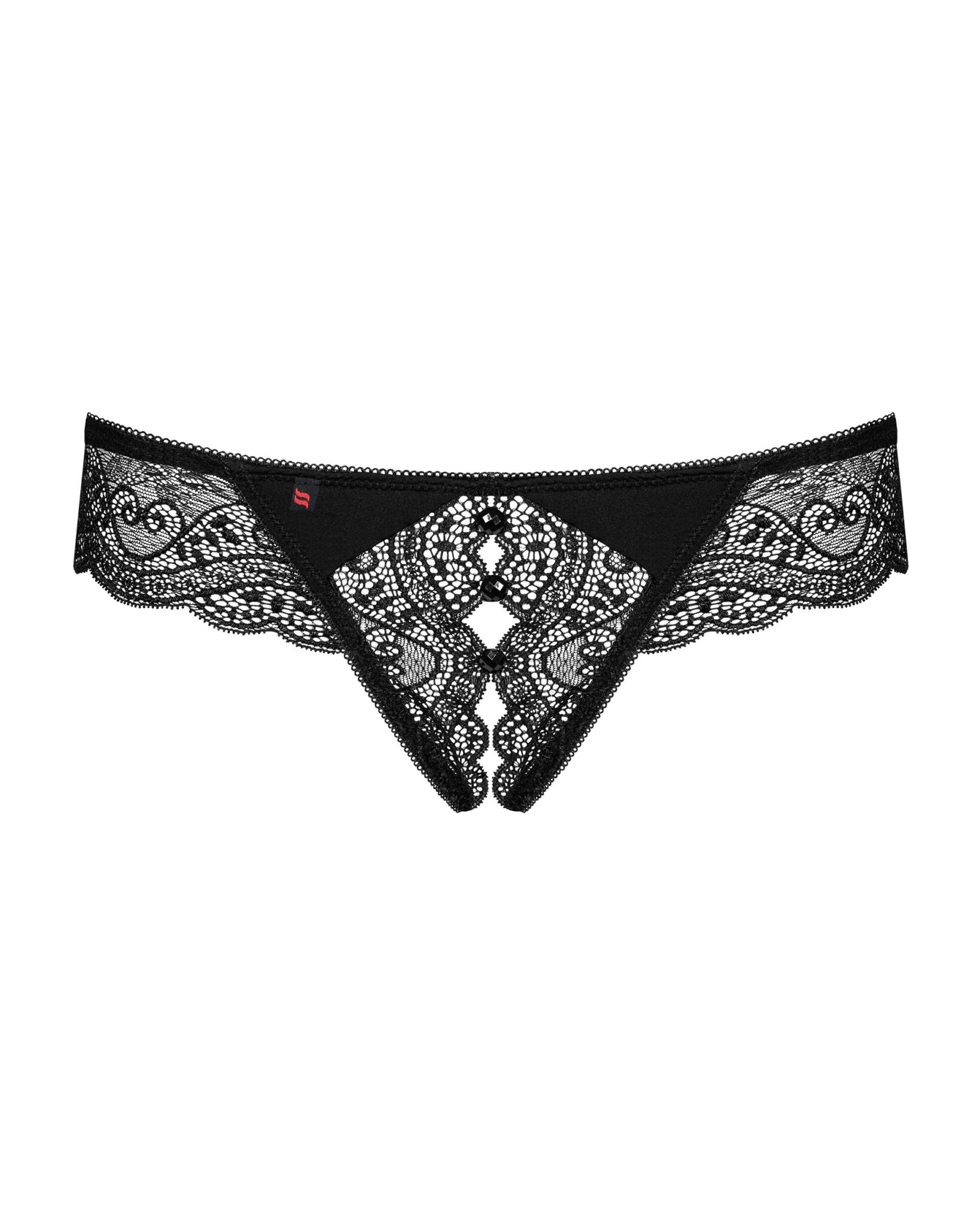 Трусики з інтимним вирізом Obsessive MIAMOR S/M
