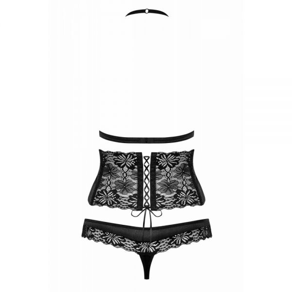 Комплект Obsessive 846-SEG-1 S / M чорний