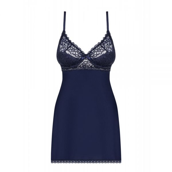 Cорочка Obsessive Drimera babydoll & thong blue S/M