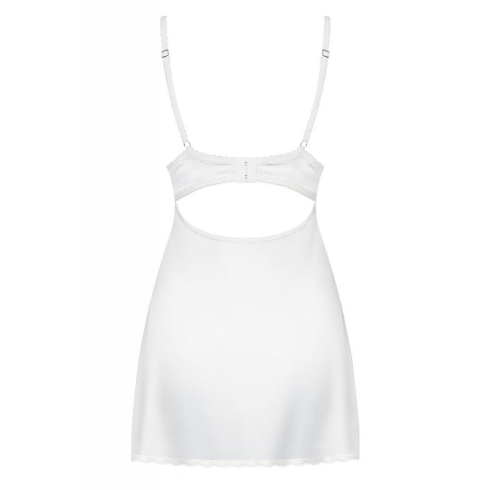 Пеньюар Obsessive 871-CHE-2 white Chemise L / XL