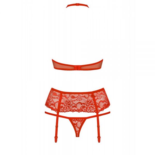 Комплект Obsessive 838-SEG-3 SET L/XL червоний