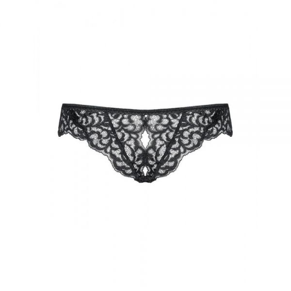 Трусы Laluna crotchless panties black L/XL - MINI