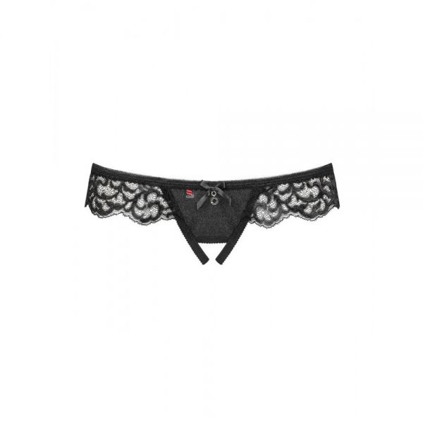 Трусы Laluna crotchless panties black L/XL - MINI