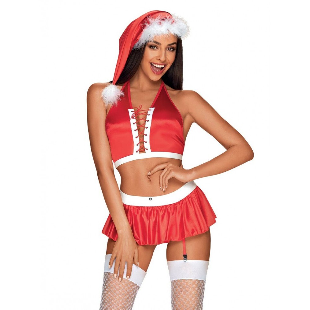 Костюм Місіс Клаус Obsessive Ms Claus Red / White L \ XL