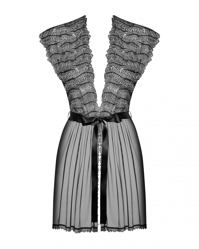 Сексуальний халат Obsessive Romanesa peignoir S/M